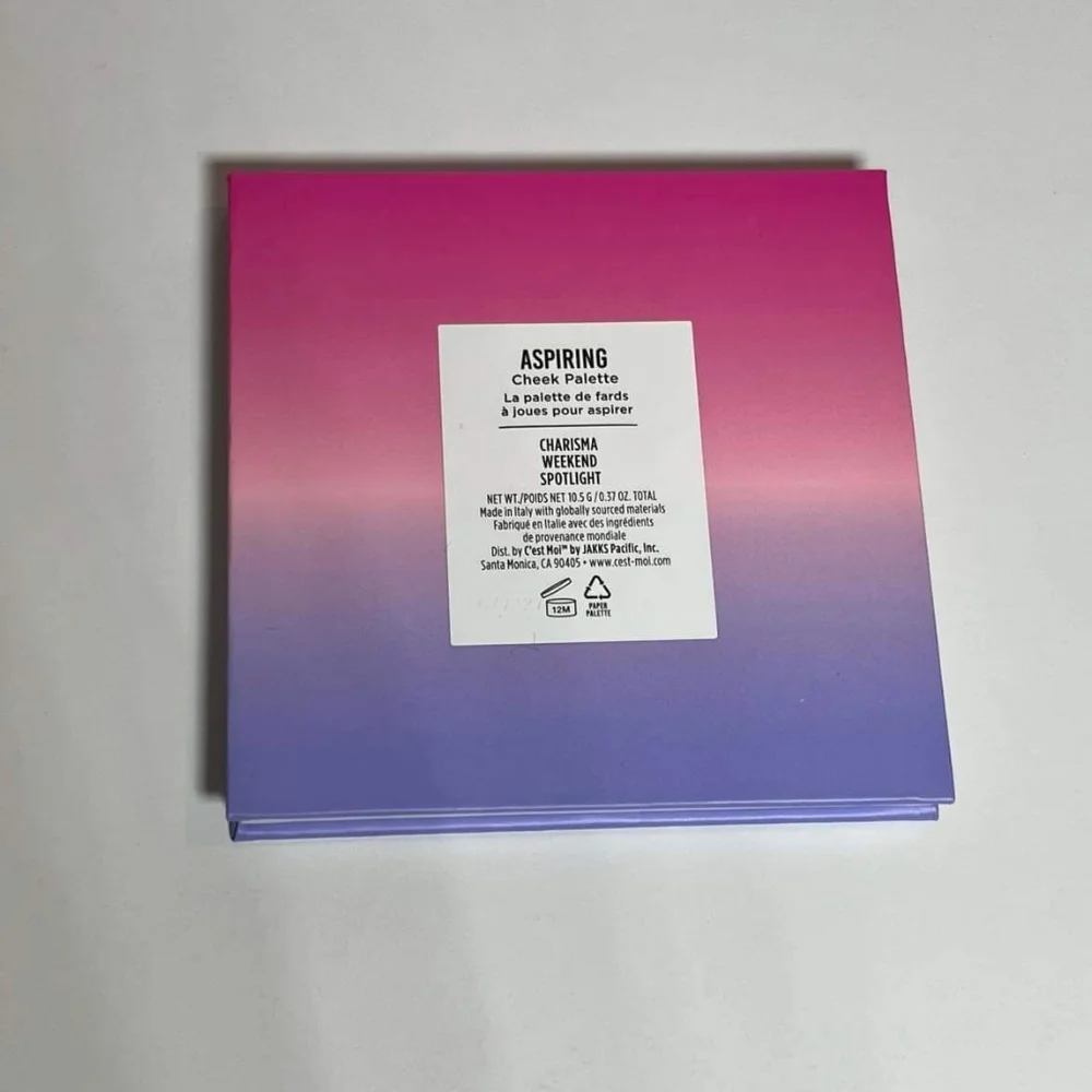 C'est Moi Aspiring‎ Cheek Palette Flattering Beauty Makeup Blush Selfcare Italy